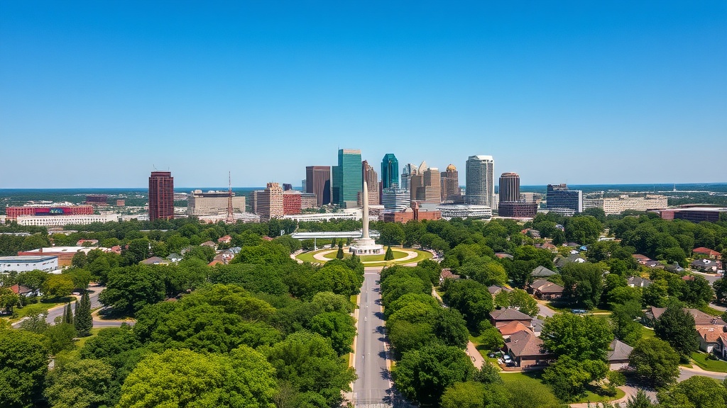 Downtown Birmingham AL skyline